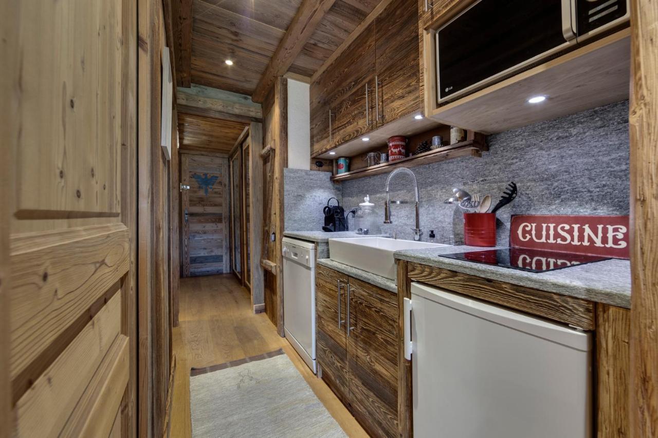 Appartement Esprit Chalet - Splendide Vue Montagne A 180 Val-dʼIsère Eksteriør bilde