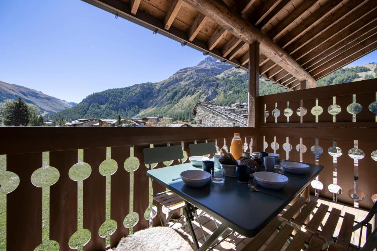 Appartement Esprit Chalet - Splendide Vue Montagne A 180 Val-dʼIsère Eksteriør bilde