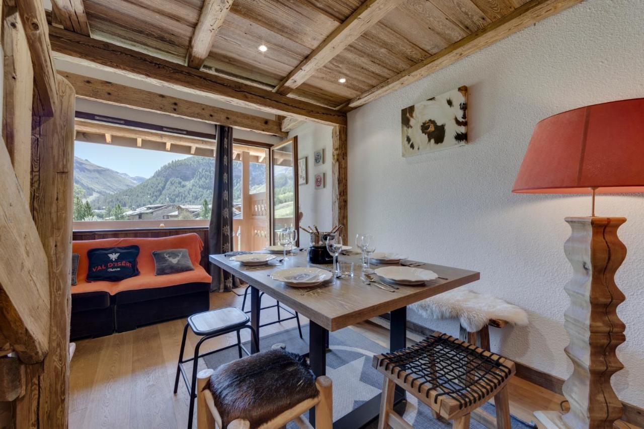 Appartement Esprit Chalet - Splendide Vue Montagne A 180 Val-dʼIsère Eksteriør bilde