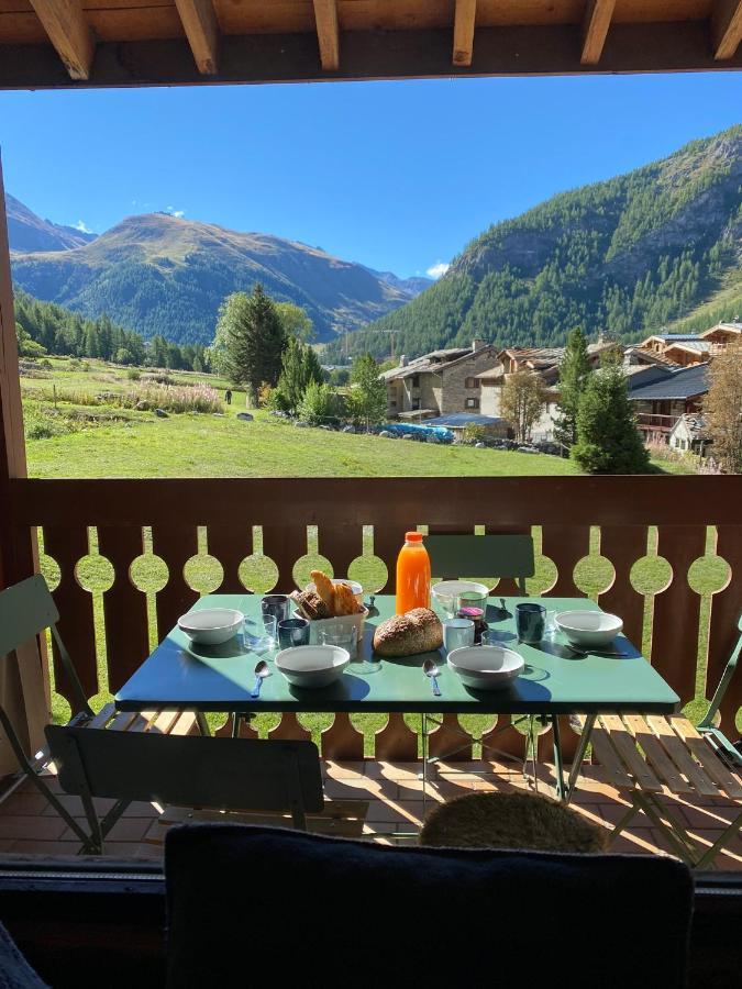 Appartement Esprit Chalet - Splendide Vue Montagne A 180 Val-dʼIsère Eksteriør bilde